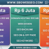 Infografis harga paket pembuatan website Sbgbali.com dan layanan SEO Sbgwebseo.com untuk optimasi digital marketing bisnis di Bali.